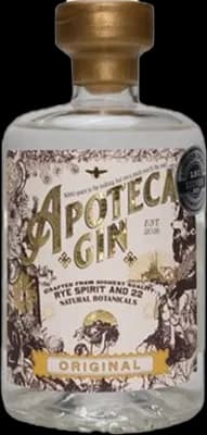 Bouteille de spiritueux : Original Gin de la marque Apoteca Gin