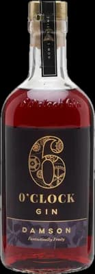 Bouteille de spiritueux : Damson Gin de la marque 6 O'Clock