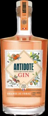 Bouteille de spiritueux : Orange de Corse Made in France de la marque Antidote