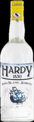 Bouteille de spiritueux : Rhum Blanc Agricole 50° de la marque Hardy