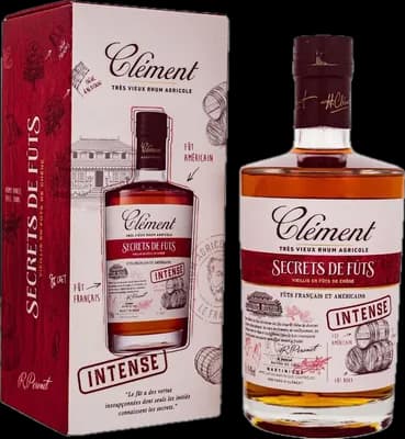Bouteille de spiritueux : Secrets de fûts (Intense) de la marque Clément