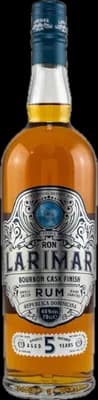 Bouteille de spiritueux : Bourbon Cask Finish de la marque Ron Larimar