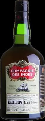Bouteille de spiritueux : Guadeloupe de la marque Compagnie des Indes