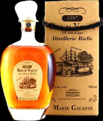 Bouteille de spiritueux : Rhum Vieux de la marque Bielle