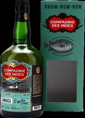 Bouteille de spiritueux : Jamaica (Bottled for Denmark) de la marque Compagnie des Indes