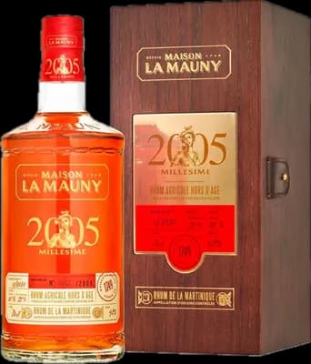 Bouteille de spiritueux : Millesime 2005 de la marque Maison La Mauny