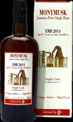 Bouteille de spiritueux : Selected by V&B de la marque Monymusk