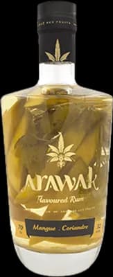 Bouteille de spiritueux : Mangue - Coriandre de la marque Arawak