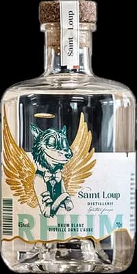 Bouteille de spiritueux : Rhum Blanc de la marque Distillerie Saint-Loup