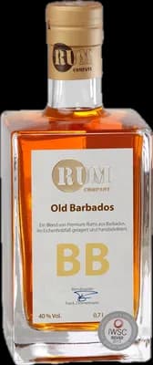 Bouteille de spiritueux : Old Barbados BB de la marque Rum Company