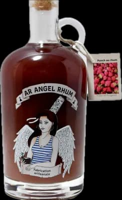 Bouteille de spiritueux : Punch Fraise de Plougastel de la marque Ar Angel Rhum
