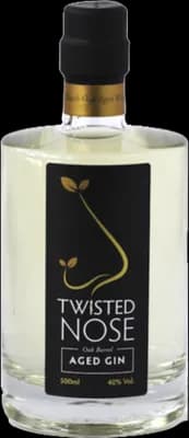 Bouteille de spiritueux : OAK Barrel Aged Gin de la marque Twisted Nose