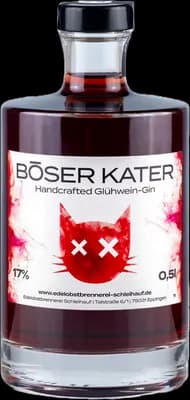 Bouteille de spiritueux : Handcrafted Glühwein-Gin de la marque Böser Kater