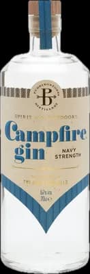Bouteille de spiritueux : Navy Strength Gin de la marque Campfire