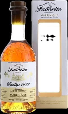 Bouteille de spiritueux : Privilege Hommage à André Dormoy de la marque La Favorite