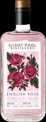 Bouteille de spiritueux : English Rose Gin de la marque Silent Pool