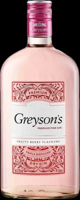 Bouteille de spiritueux : Premium Pink Gin de la marque Greyson's