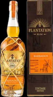 Bouteille de spiritueux : Barbados de la marque Plantation