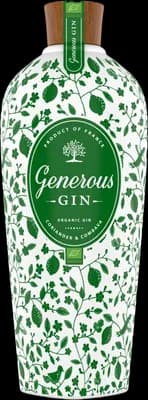 Bouteille de spiritueux : Organic - Coriander & Combava de la marque Generous Gin