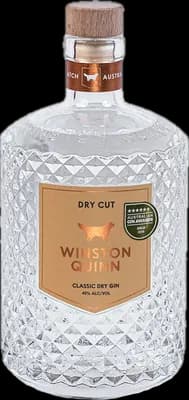 Bouteille de spiritueux : Dry Cut Classic Dry Gin de la marque Winston Quinn