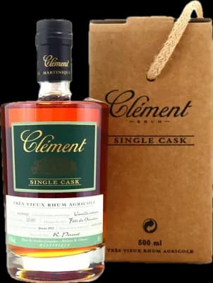 Bouteille de spiritueux : Single Cask Vanille Intense de la marque Clément