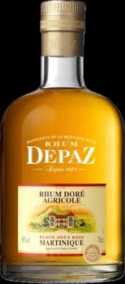 Bouteille de spiritueux : Rhum Doré - Élevé Sous Bois de la marque Depaz