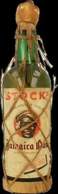 Bouteille de spiritueux : Jamaica Rum 50's de la marque Stock's