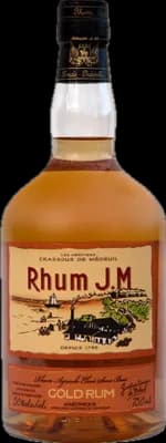 Bouteille de spiritueux : Gold Rum de la marque Rhum J.M