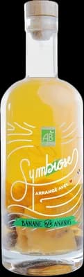 Bouteille de spiritueux : Banane Ananas de la marque Symbiose