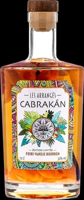 Bouteille de spiritueux : Poire-Vanille Bourbon de la marque Cabrakán