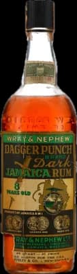 Bouteille de spiritueux : Dagger Punch de la marque J. Wray & Nephew LTD.