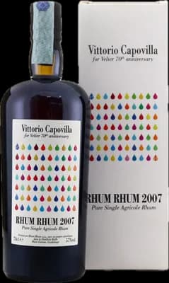 Bouteille de spiritueux : Rhum Rhum Vittorio Capovilla de la marque Vélier