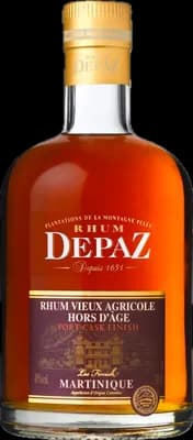 Bouteille de spiritueux : Hors d’Âge Port Cask Finish de la marque Depaz