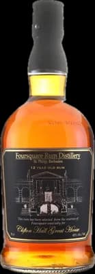 Bouteille de spiritueux : Clifton Hall Great House de la marque Foursquare