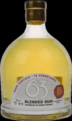 Bouteille de spiritueux : R.1963 “Blended Rum” de la marque Montebello