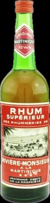 Bouteille de spiritueux : Rhum Supérieur 72° de la marque Rhummeries de Rivière Monsieur
