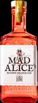 Bouteille de spiritueux : Mad Alice's Bloody Orange de la marque York Gin