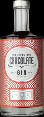 Bouteille de spiritueux : Freezing Hot Chocolate Gin Liqueur de la marque Black Powder