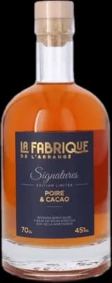 Bouteille de spiritueux : Signatures - Poire & Cacao de la marque La Fabrique de l’Arrangé