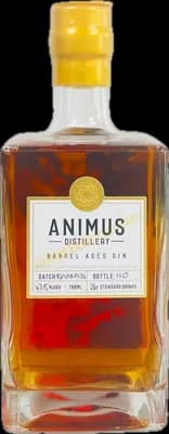 Bouteille de spiritueux : Ananas Bourbon Cask Gin de la marque Animus