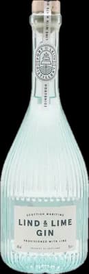 Bouteille de spiritueux : Gin de la marque Lind and Lime