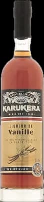 Bouteille de spiritueux : Liqueur de Vanille de la marque Karukera