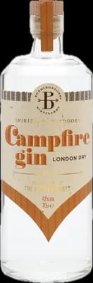 Bouteille de spiritueux : London Dry Gin de la marque Campfire