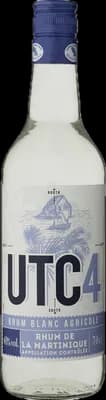 Bouteille de spiritueux : Rhum Blanc Agricole de la Martinique de la marque UTC4