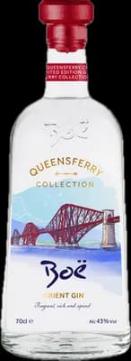 Bouteille de spiritueux : Queensferry Orient Gin de la marque Boë Scottish Gin