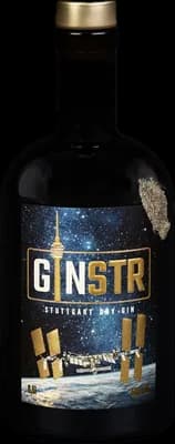 Bouteille de spiritueux : Space Edition de la marque GINSTR Stuttgart Dry Gin
