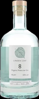 Bouteille de spiritueux : 8 Organic Molecular Gin de la marque Linden Leaf