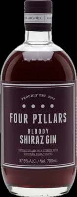 Bouteille de spiritueux : Bloody Shiraz Gin de la marque Four Pillars