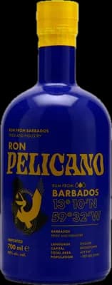 Bouteille de spiritueux : Barbados de la marque Ron Pelicano