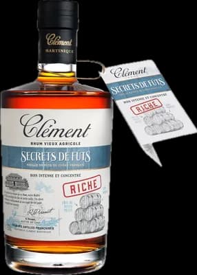 Bouteille de spiritueux : Secrets de fûts (Riche) de la marque Clément
